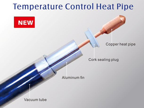Colector solar de tubo de calor con control de temperatura ONOSI